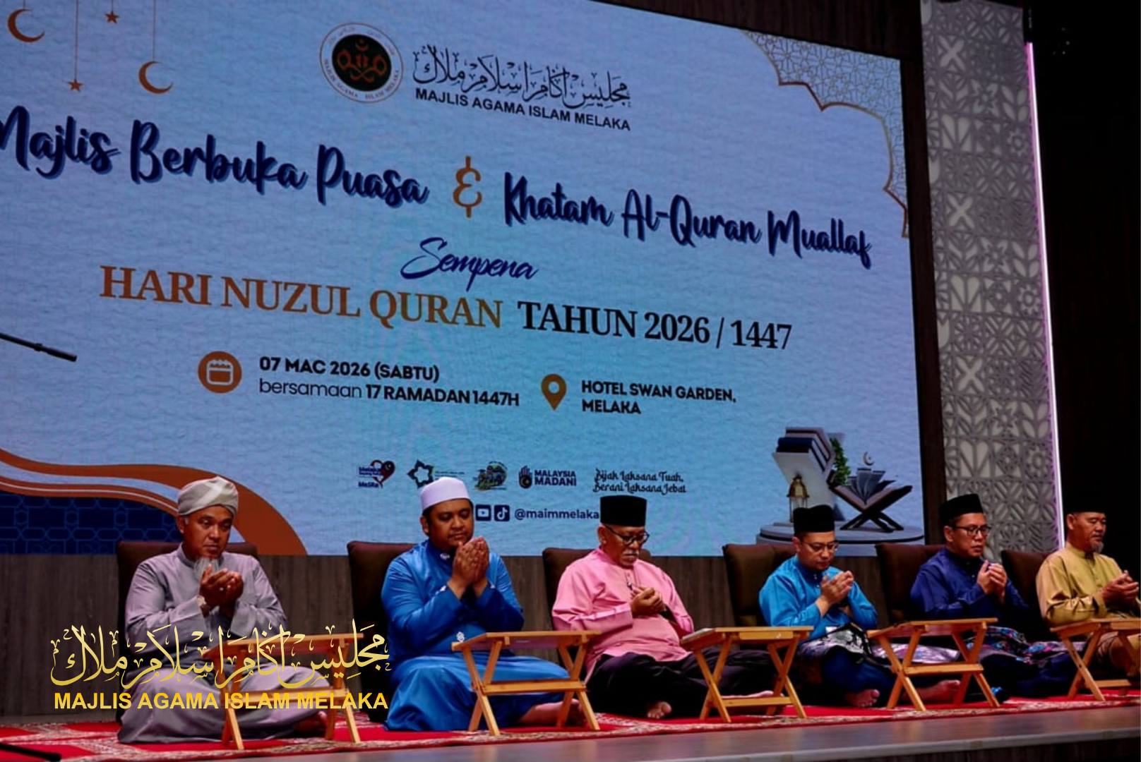 Majlis Berbuka Puasa Dan Khatam Al-Quran Sempena Hari Nuzul Quran Muallaf